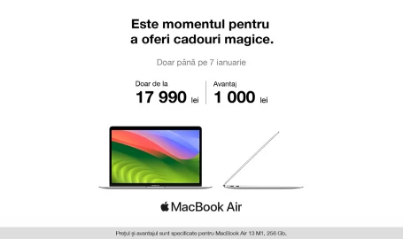 Este momentul pentru a oferi cadouri magice - alege MacBook Air M1