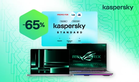 -65% la antivirus Kaspersky!