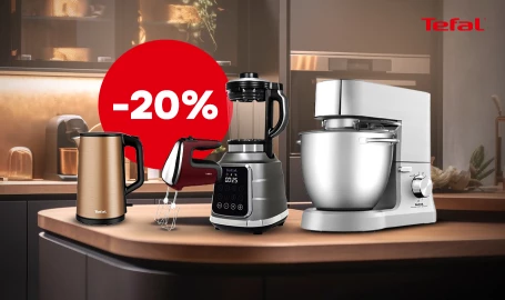 Oferta lunii! Reduceri de până la -20% la electrocasnicele Tefal