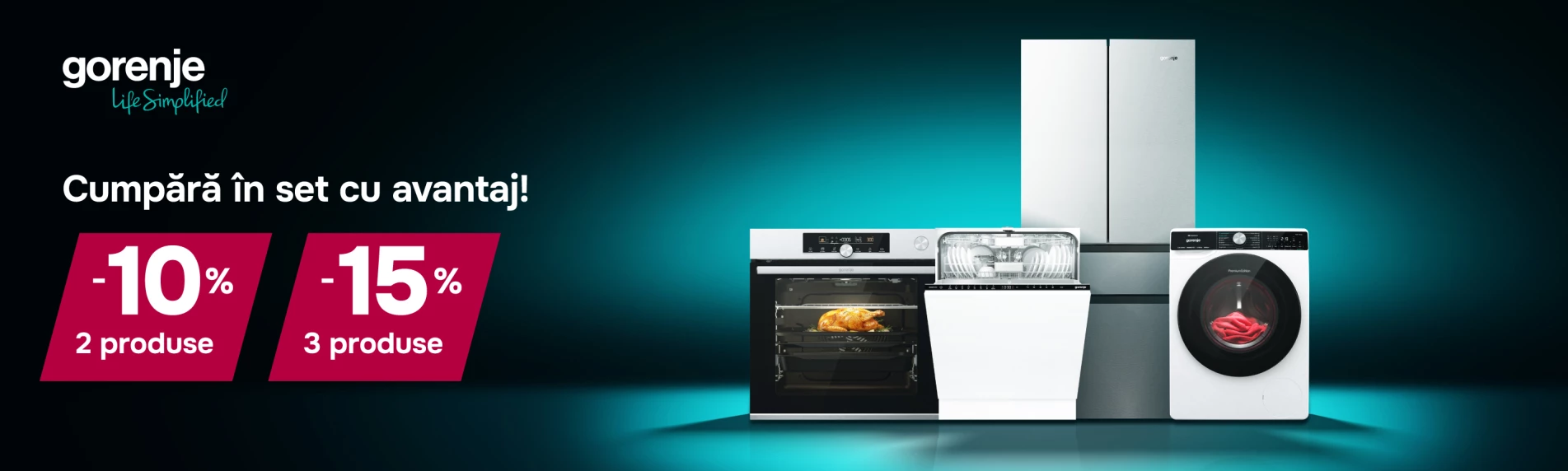 Seturile de Electrocasnice Gorenje — mai avantajoase