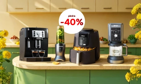 Găteşte uşor, trăieşte frumos! Reduceri de până la -40% la Electrocasnicele Mici de Bucătărie