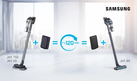 Скидка -50% на батарею при покупке с пылесосом Jet