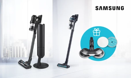 Дарим ценные подарки при покупке Bespoke AI Jet Ultra