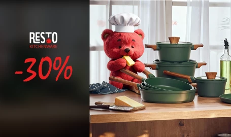Скидки до -30% на сковороды Resto