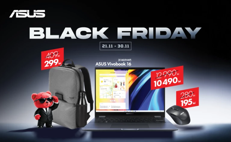 Black Friday la Ultra! Reduceri la laptopuri și periferice PC