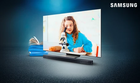 Lucrează productiv, învață strălucit. TV Samsung la preț avantajos