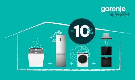 Скидки Gorenje -10 %