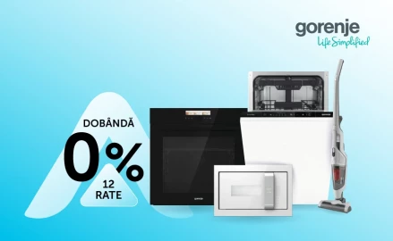 Gorenje Achită în 12 rate | 0% dobândă