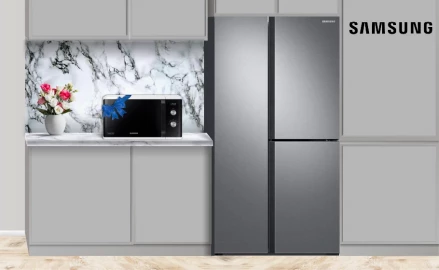 Cumpără frigider Samsung și primești cadou cuptor cu microunde