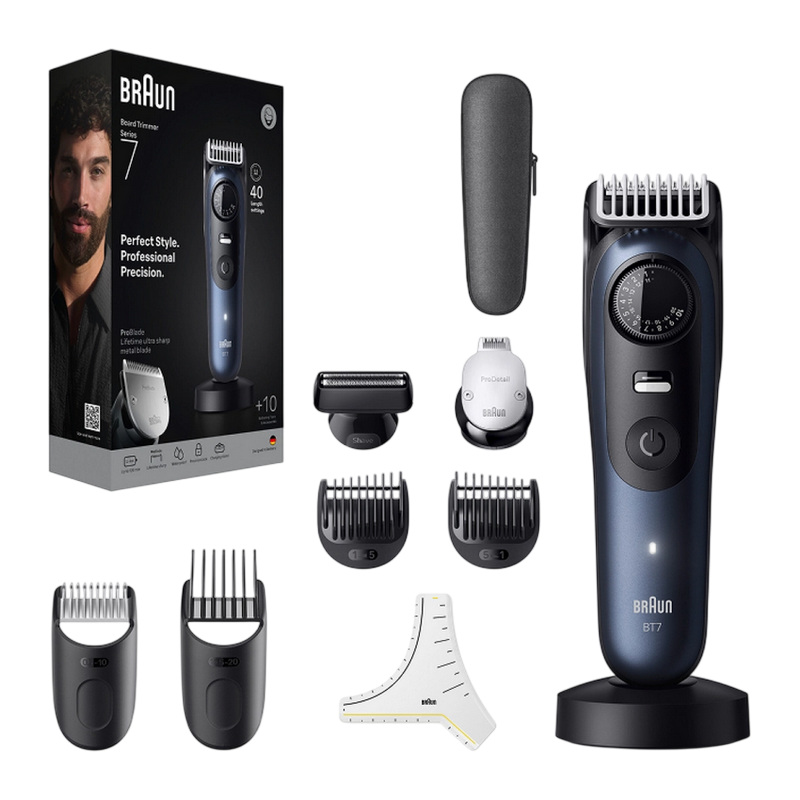 Trimmer pentru bărbați braun bt7540, albastru Thumbnail 4