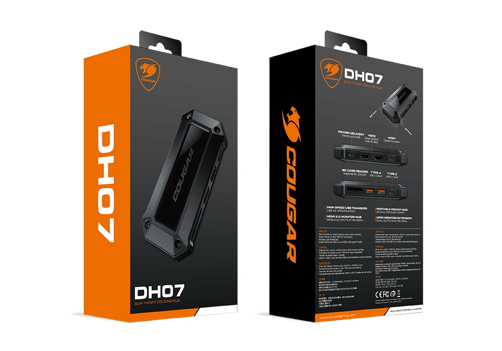 Docking Station USB-C Cougar DH07