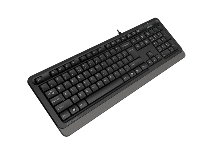 Клавиатура A4Tech FK10, Проводное, Чёрный/Серый