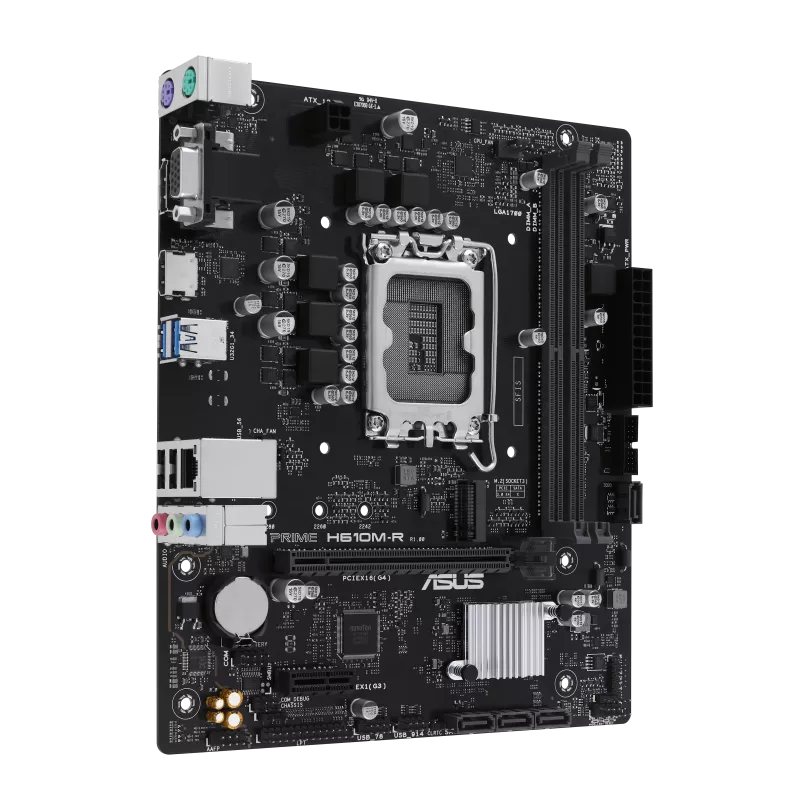 Placă de bază ASUS PRIME H610M-R-SI, LGA1700, Intel H610, Micro-ATX