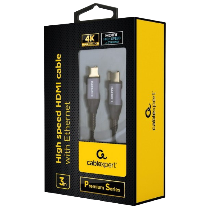 Видео кабель Cablexpert CCBP-HDMI-3M, HDMI (M) - HDMI (M), 3м, Чёрный