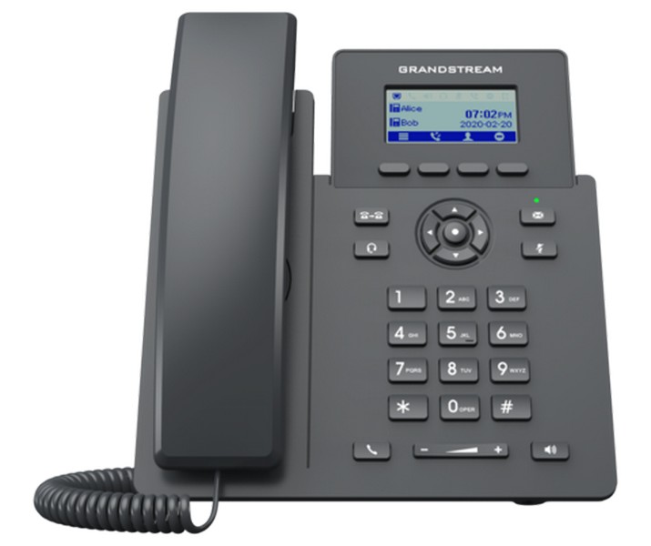 Telefon IP Grandstream GRP2601P, Negru