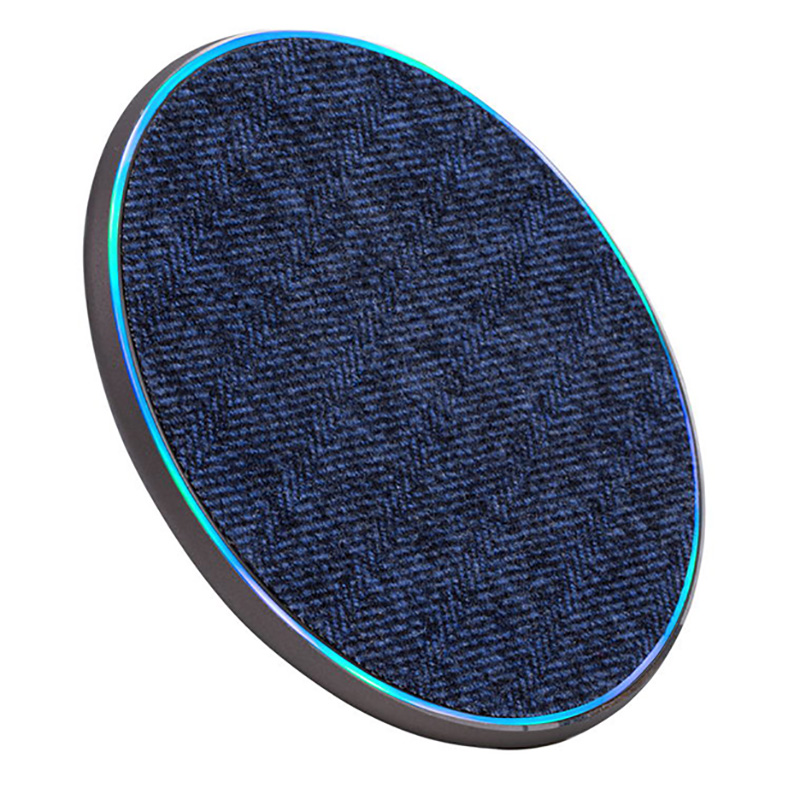 Wireless Charger Rivacase VA4915 BL3, 10W, Blue Fabric