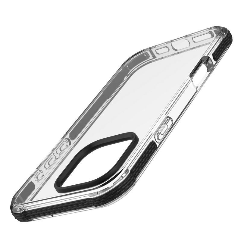 Husă Cellularline Tetra Force Strong Guard - iPhone 16 Pro, Transparent