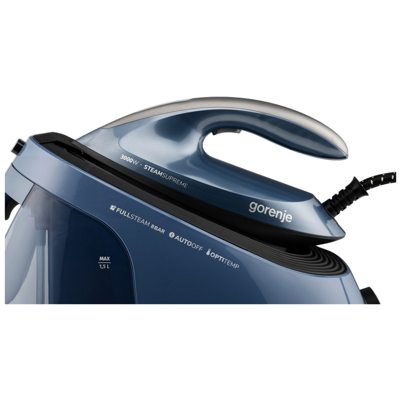 Fier de călcat cu generator de abur Gorenje SGD3000BBK, 3000W, Albastru