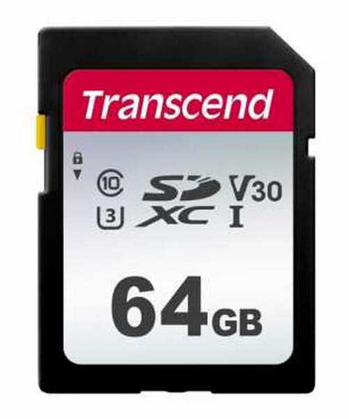 Card de Memorie Transcend SDXC Class 10, 64GB (TS64GSDC300S)