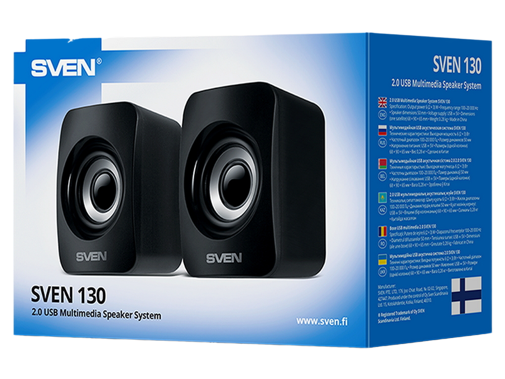 Компьютерные колонки 2.0 SVEN