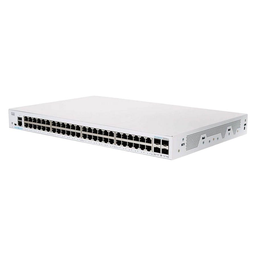 Switch de rețea Cisco CBS250-48T, 48x 10/100/1000 Mbps, 4x SFP