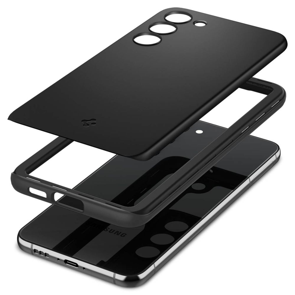 Spigen Samsung S23+, Thin Fit, Black