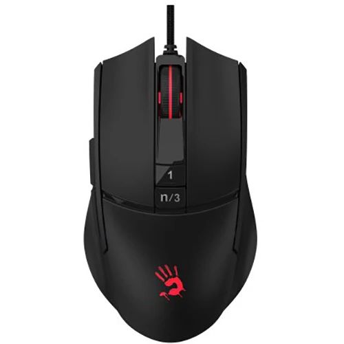 Gaming Mouse Bloody L65 Max Naraka, Optical, 100-12000 dpi, 7 buttons, RGB, 250 IPS, 35G, RGB, USB