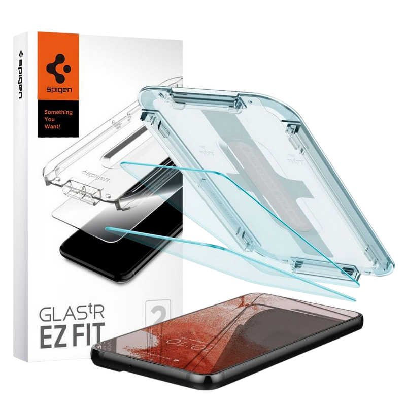 Spigen Samsung S22, EZ FIT, 2pcs, Tempered Glass