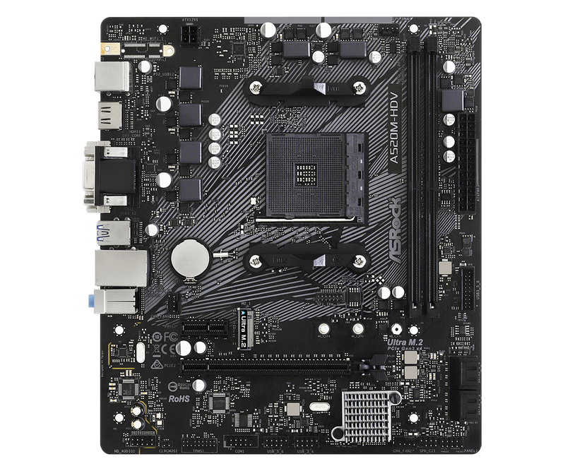 MB AM4 ASRock A520M-HDV  mATX