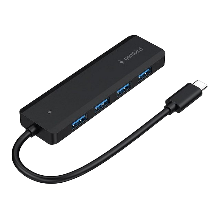 USB-концентратор Gembird UHB-CM-U3P4P-01 Черный