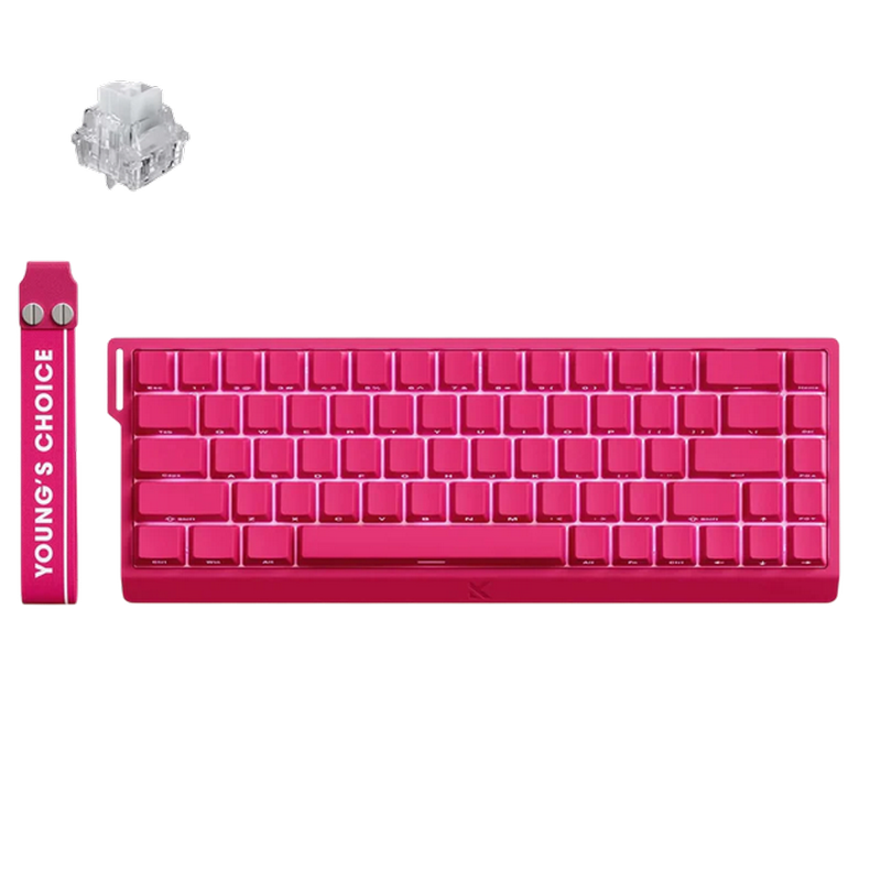 Tastatură MCHOSE Ace 68 Magnetic Mecanic Roz