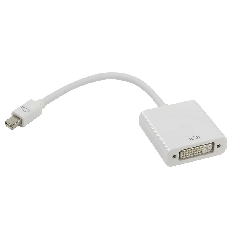 Видеоадаптер APC Electronic AP531017, MiniDP (M) - DVI-I (F), 0,15м, Белый