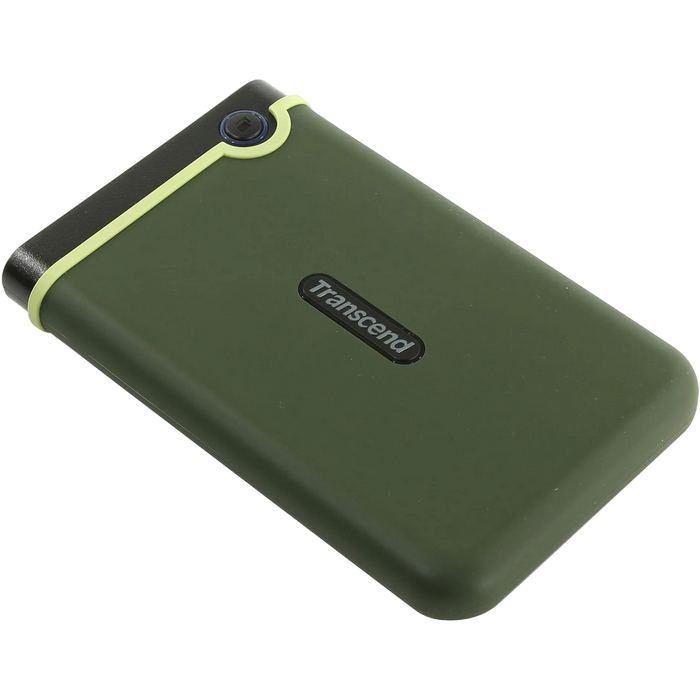 HDD portabil extern Transcend StoreJet 25M3G, 2 TB, Military Green (TS2TSJ25M3G)