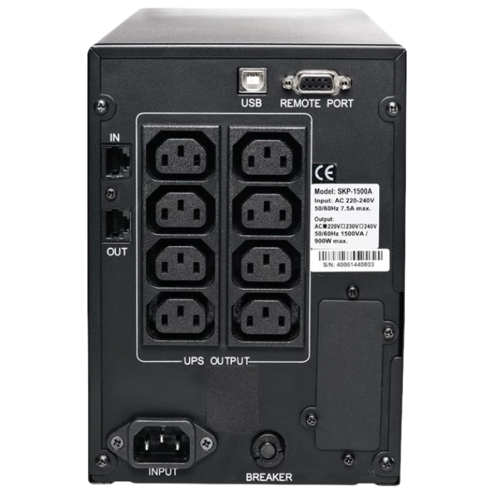 Sursă de alimentare neîntreruptibilă PCM SPT-1000, Linear-interactiv, 1000VA, Turn