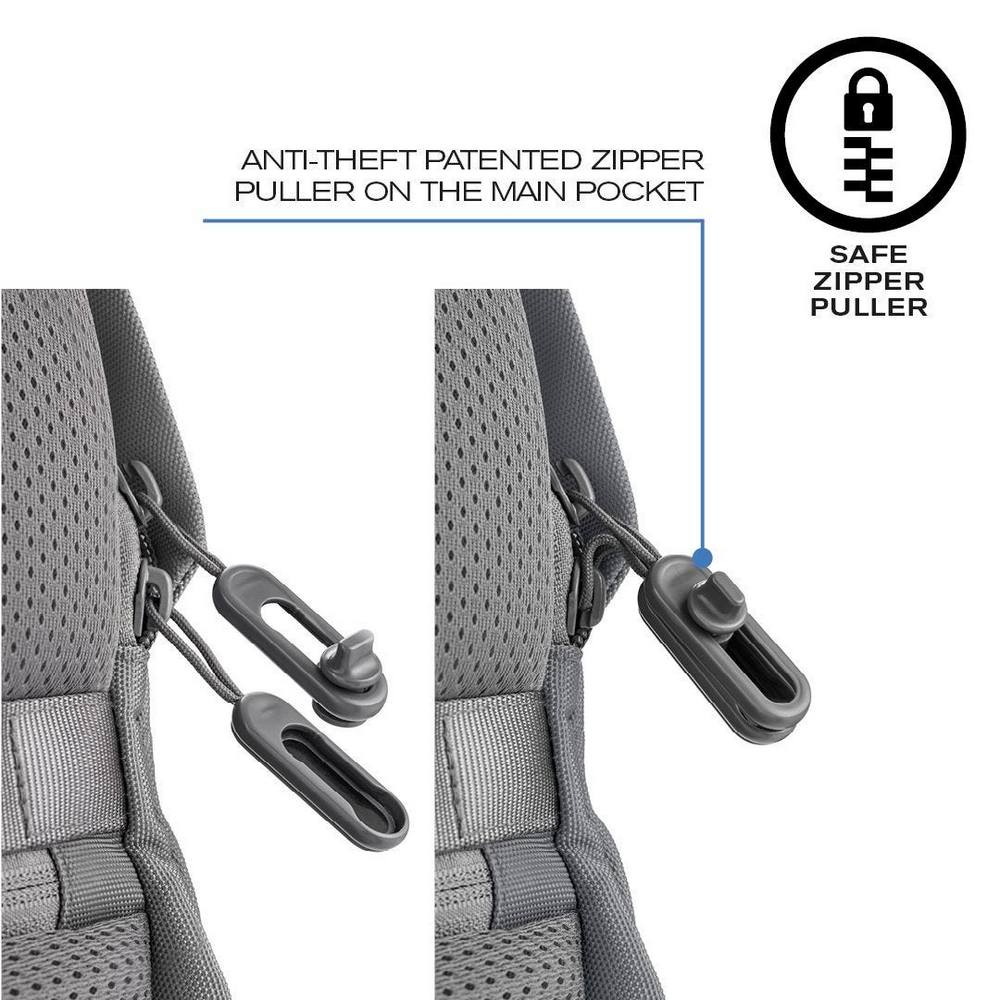 Backpack Bobby Soft, anti-theft, P705.792 for Laptop 15.6