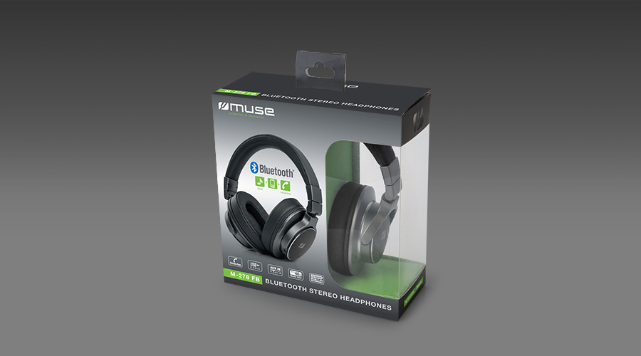 Bluetooth Headphones MUSE M-278 FB Black