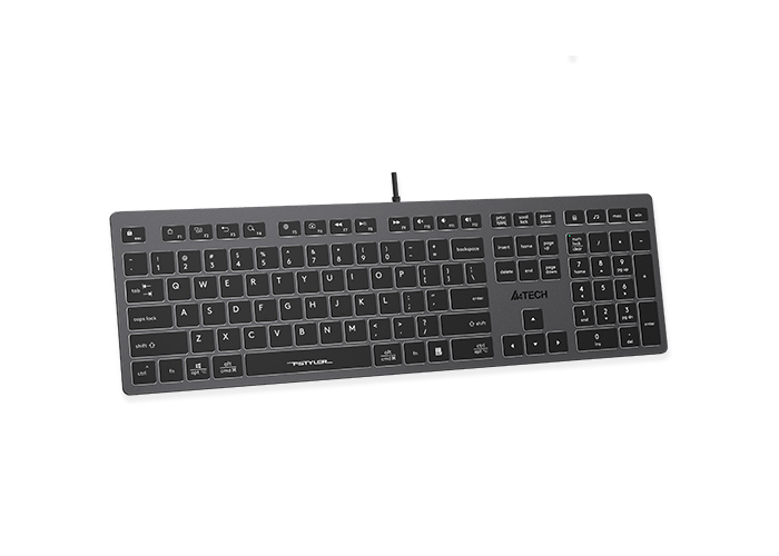Клавиатура A4Tech FX60, Проводное, Серый