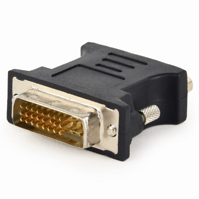 Adaptor Video Cablexpert A-DVI-VGA-BK, DVI-I (M) - VGA D-Sub, Negru
