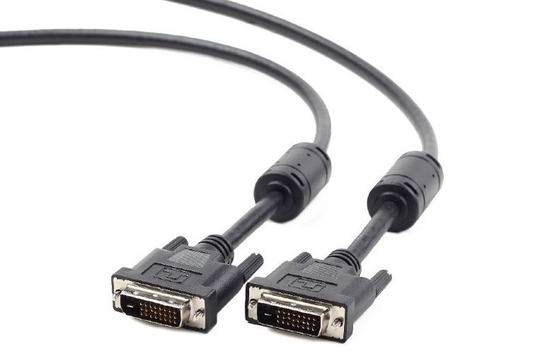 Видеокабель Cablexpert CC-DVI2-BK-15, DVI-D (M) - DVI-D (M), 4,5м, Чёрный