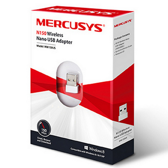 USB2.0 Nano Wi-Fi N LAN Adapter Mercusys 
