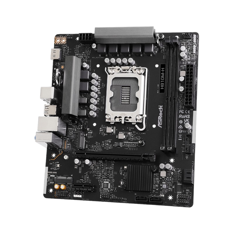 Материнская плата ASRock H810M-H LGA1851 Micro-ATX