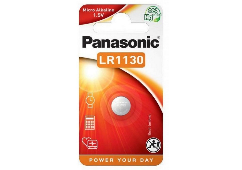 Батарейки Panasonic LR-1130EL/1B, 1шт.