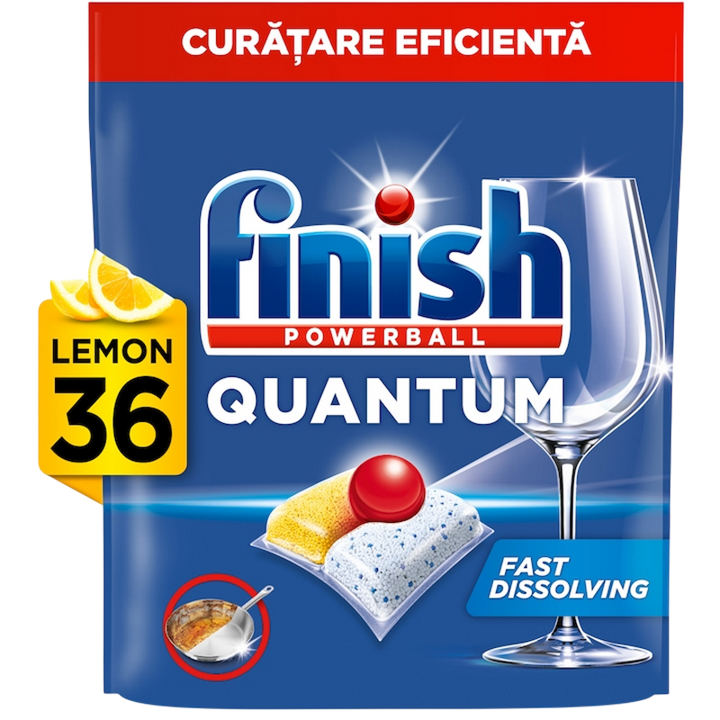 Tablete finish quantum all in one lemon 36 buc
 Thumbnail 2