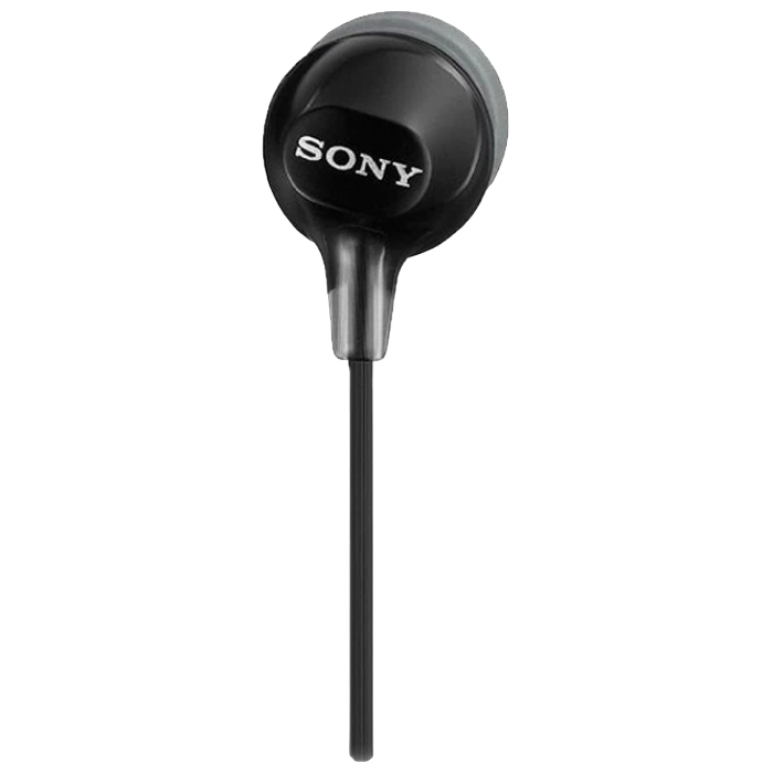 Гарнитура для мобильных телефонов SONY MDR-EX15LP, Проводной аналоговый, Чёрный