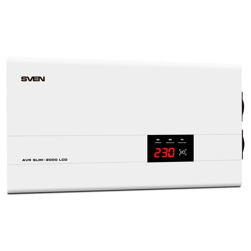 Stabilizator de Tensiune SVEN SLIM AVR-2000 LCD, 2000VA