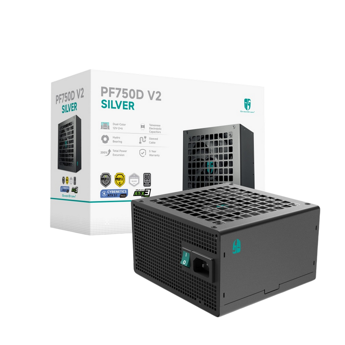 Sursă alimentare pc deepcool pf750d v2, 750w, atx,  Thumbnail 6