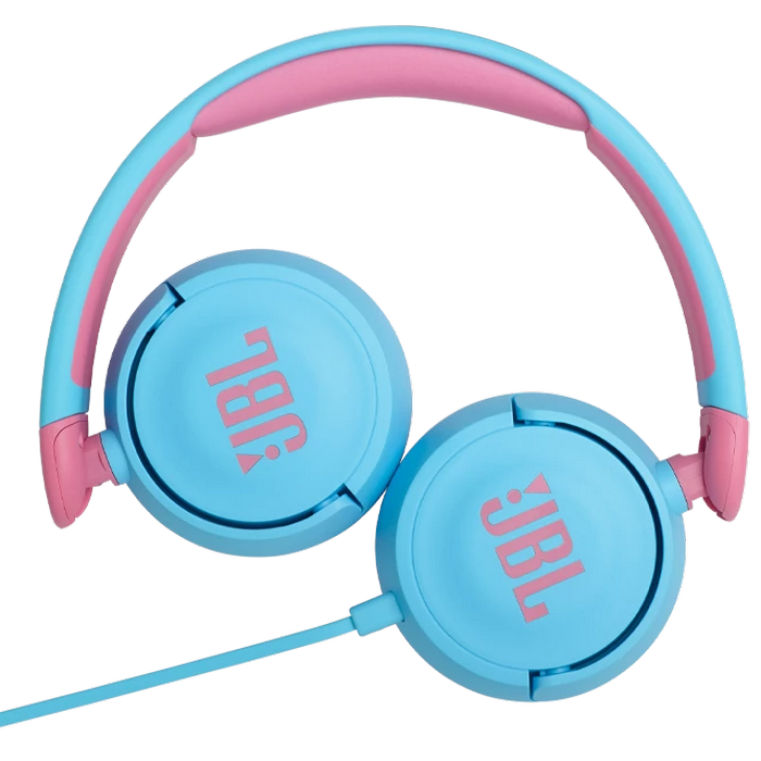 Детские наушники JBL JR310, Bluetooth/Проводное аналоговое, Голубой