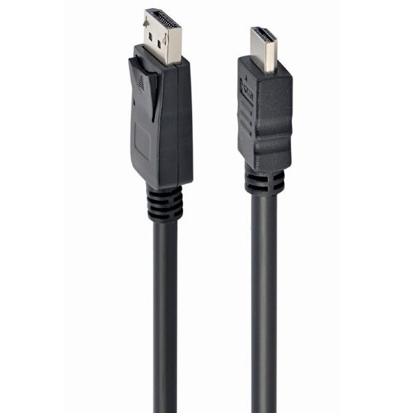 Cablu Video Cablexpert CC-DP-HDMI-10M, DisplayPort (M) - HDMI (M), 10m, Negru