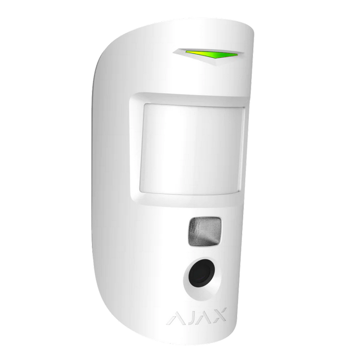 Detector de mișcare Ajax MotionCam (PhOD) White, Alb