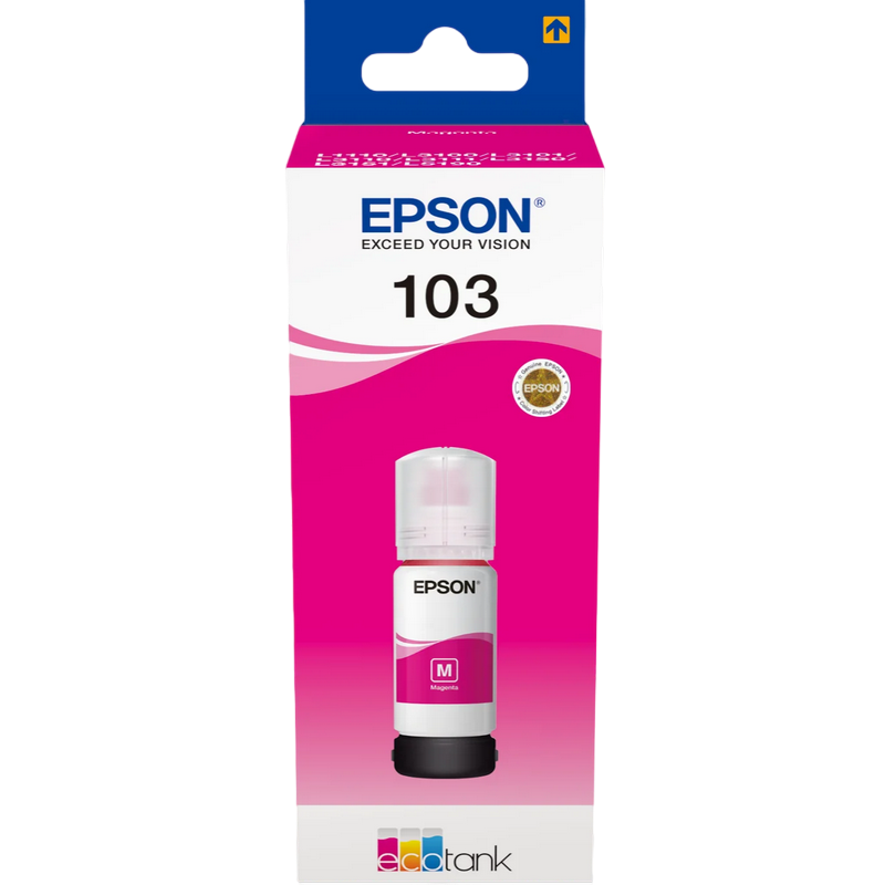Ink  Epson T00S34A, 103 EcoTank Magenta ink bottle